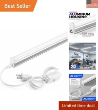 Energy Efficient 20W T5 LED Shop Light 4FT, Perfect for Garage and Home Office