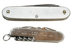 Vtg Victorinox Silver Swiss Army Knife Old Cross Pocket & unbranded promo knife — photo 2