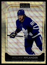 2021-22 O-Pee-Chee Platinum Neon Yellow Surge William Nylander Toronto Maple