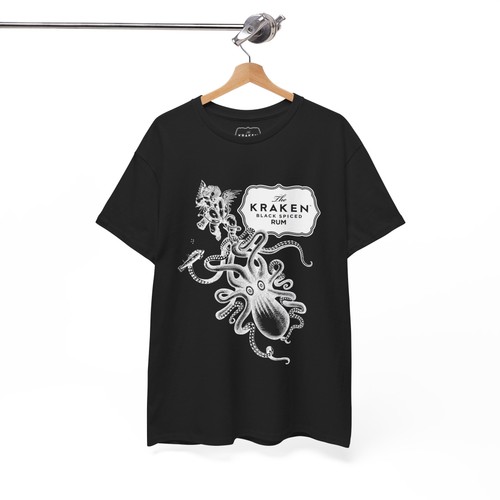 Kraken Spiced Rum Unisex Heavy Cotton Tee - Picture 16 of 88