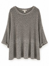 Pure Jill J.Jill 2X Marled Knit Oversized Kim...