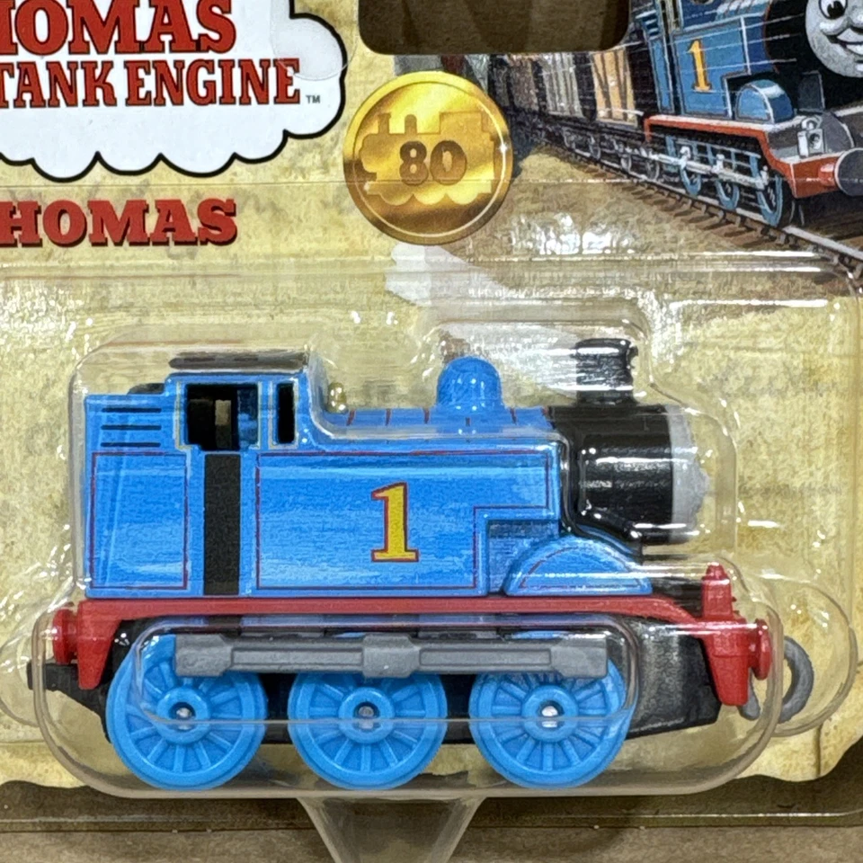 Fisher-Price Thomas The Tank Engine Metal Collection 80th Storybook Train Raro Foto 2 de 3