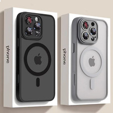 Magnetic Case iPhone 17 16 15 15 14 13 12 11 Pro Max Plus Mag safe Shockproof.