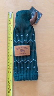 Brandneu Zubrowka Wodka Flasche Strick Pullover Bezug mit 3D Bison Horn
