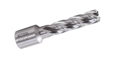 1/2'' Diameter × 2'' Depth of Cut HSS ANNULAR Cutter with 3/4'' Weldon Shank