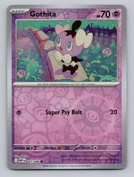 Gothita 041/086 White Flare Reverse Holo - Common - Pokemon TCG