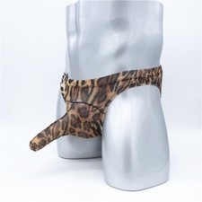 SLIP S M L TUYAU LÉOPARD SEXY HOMME THONG MAN UNDERWEAR LEOPARD TUBE