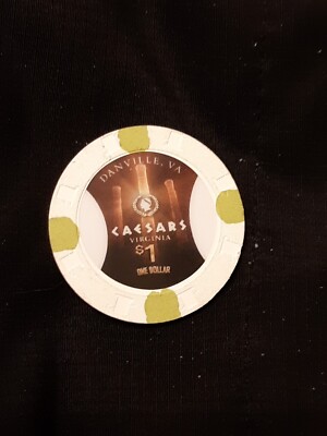 $1 Caesars Casino In  Danville Virginia 2025 Chip