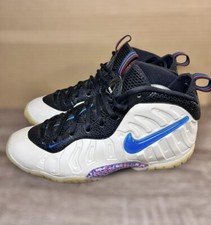 Nike Air Little Posite Foamposite Pro White Blue Black 3D GS Size 7Y 644792-102