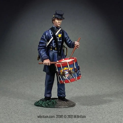 W. Britain - Federal Infantry Drummer, No. 3 #31381 - 第 1/2 張圖片