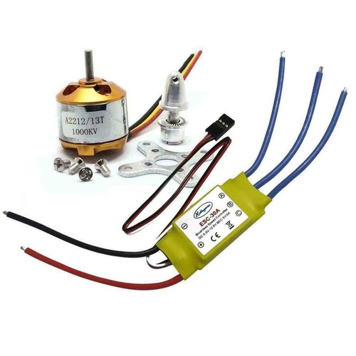 4 Sets 1000KV 2212 Brushless Motor 30A ESC For DIY RC Airplane Glider Quadcopter - Picture 4 of 4