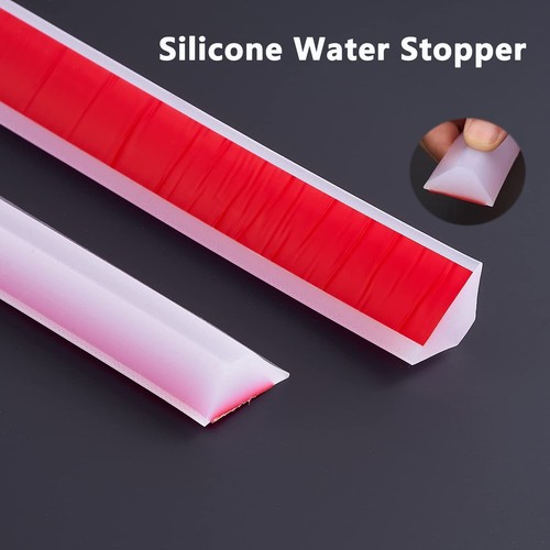 xingmeihe Collapsible Shower Threshold Water Dam Shower BarrierShower Door Da... - Picture 4 of 6