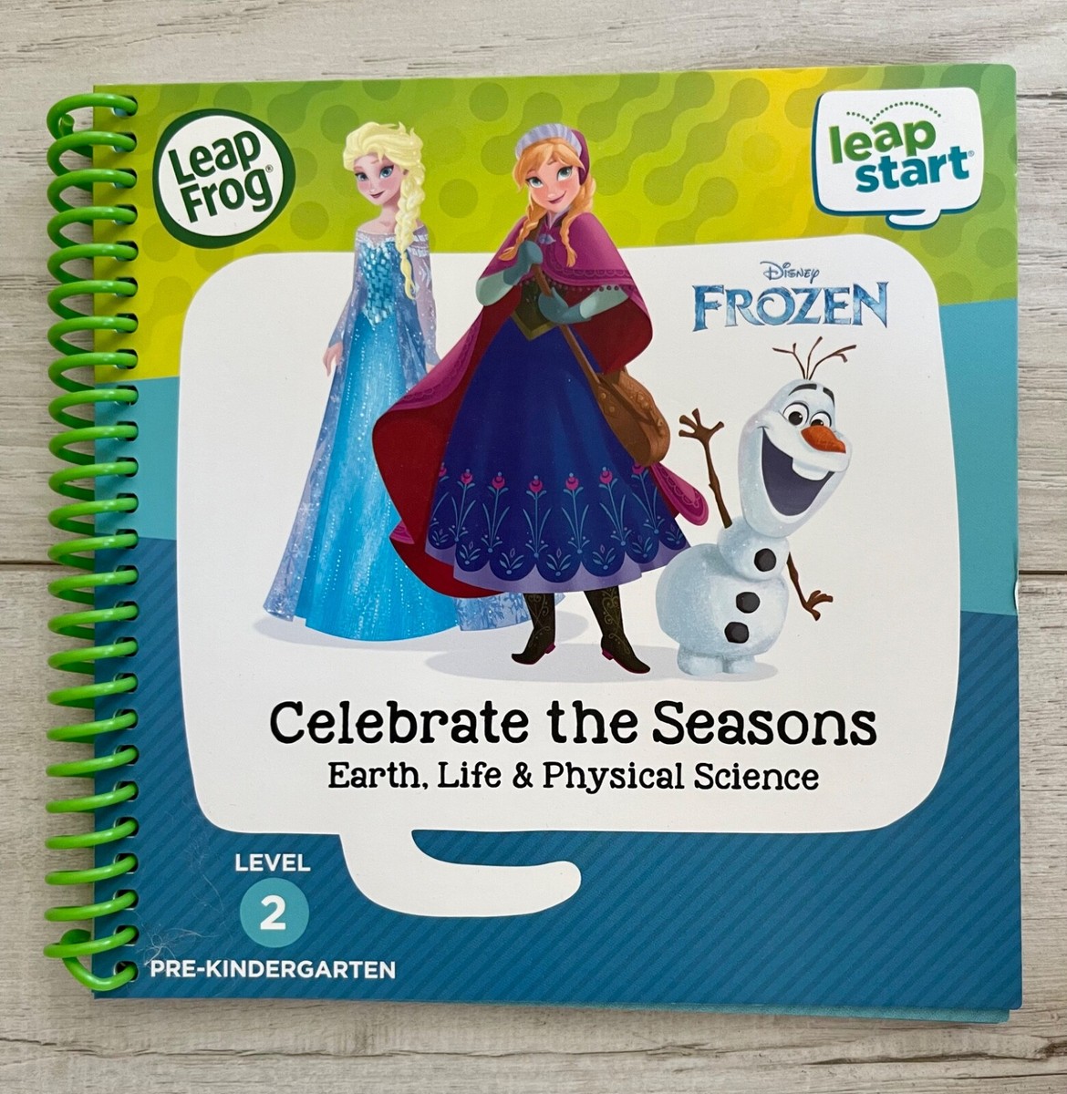 Leap Start Book Disney Frozen Celebrate the Seasons Science No