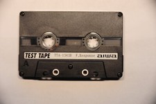 AIWA Test Tape TTA-1343B 10k/1k/63Hz -10dB for frequency response/azimuth test