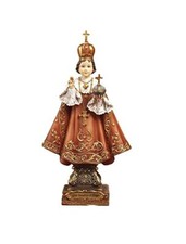 Statua Gesù Bambino di Praga in resina cm. 43