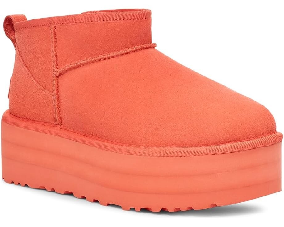UGG Classic Ultra Mini Platform Boots Coral W5 | eBay