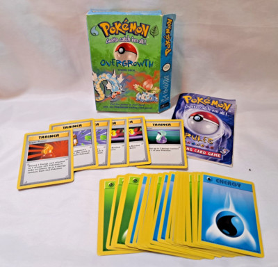 WOTC Pokemon TCG Overgrowth Theme Deck 1999 incomplete