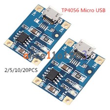 2/5/10/20PCS TP4056 Micro USB Charger 5V 1A 18650 Li-ion Battery Charging Board