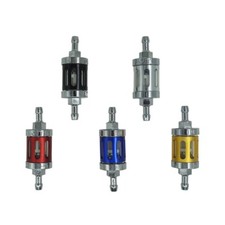 Universal Inline Petrol Gas Fuel Gasoline Oil Filter, 2Pcs