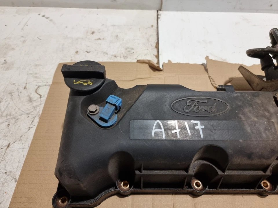 Cubierta basculante de plástico superior del motor Ford KA 1.3 i gasolina 2005 MK1 OEM 3S5G-6007-AA Foto 3 de 4