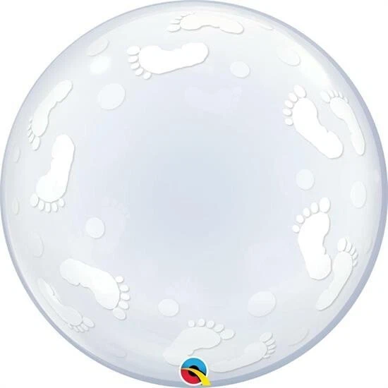 Palloncino Bubble Balloon 24" Cm 61 Qualatex - Varie Motivi - Immagine 2 di 4
