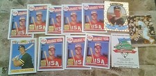 1985 TOPPS RC REPRINT INSERT 1999 8CT MARK MCGWIRE + 2 GOLD FOIL+1987 GLOSSY +