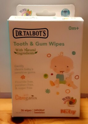Dr. Talbot's All Natural Baby Tooth and Gum Wipes with ...