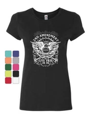2nd Amendment Live Free or Die Women's T-Shirt 2A Gun Rights Freedom USA Shirt