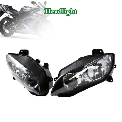 Headlight Head Lamp Assembly Replacement Black Motorcycle For YZF R1 2005 - Picture 17 of 20