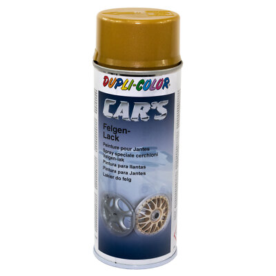 Felgenlack Felgenspray Lack Spray Dupli Color Cars 400 ml gold Felge Felgengold