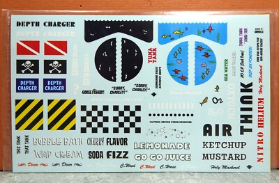 1/25 AMT DEPTH CHARGER DECAL SHEET # AMT-618 | eBay