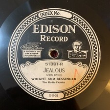 EDISON DIAMOND DISC 51391 Wright and Bessinger/James Doherty (SEE DESCRIPTION)