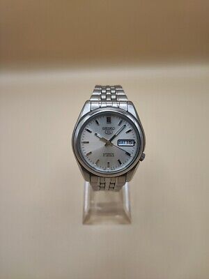SEIKO 5 7s26-01v0　snk355 EXC+5] SEIKO 5 7S26-01V0 SNK355KC Silver Dial Men's