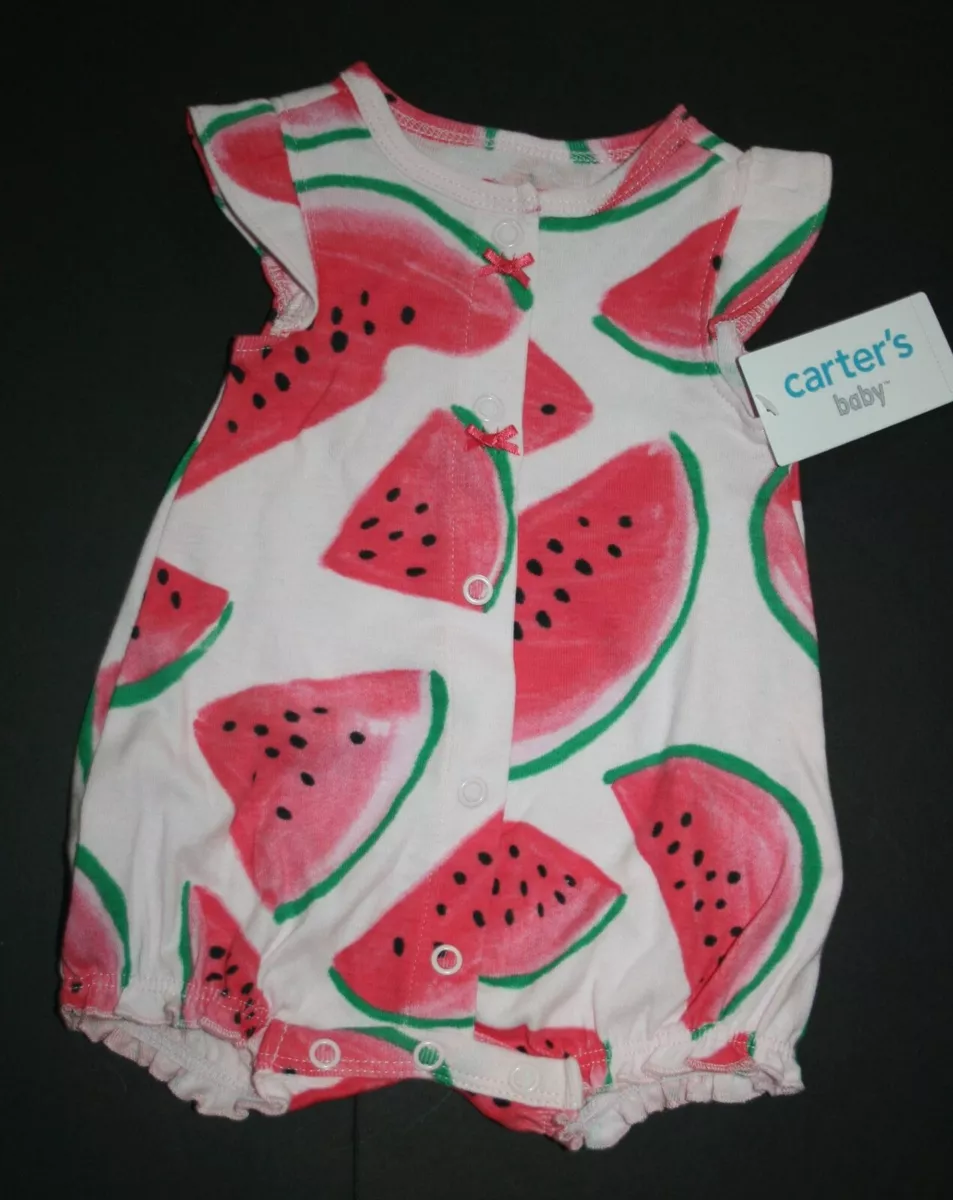 Carter's watermelon deals romper