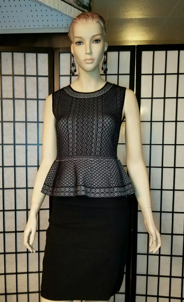 Bcbgmaxazria peplum top hotsell