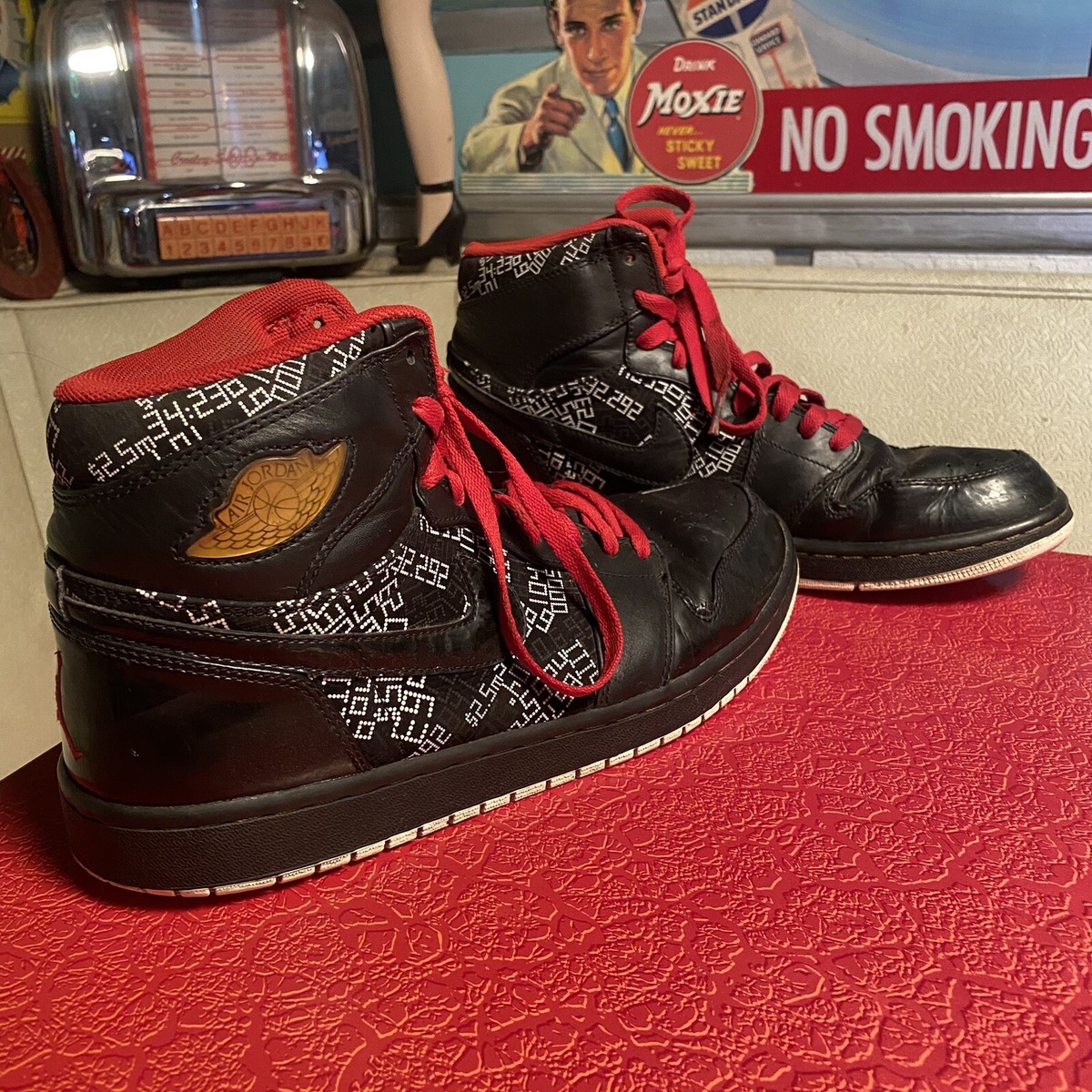 Nike Air Jordan 1 High Retro HOF Hall Of Fame 2009 371498-012 