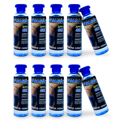 10 x 100ML ORIGINAL ABGYMNIC AB GÜRTEL MUSKELTONISIERUNG TENS LEITFÄHIG GEL FLASCHEN 
