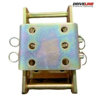 DOBLIT Adjustable Tow Hitch Drop Plate 4x4 Land Rover Hilux Ranger Height Towbar 50mm