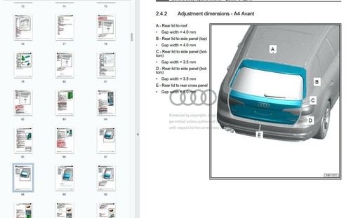 Audi A4 B9 (2015-2020) Manuel D'Atelier Sur CD - Photo 2/6