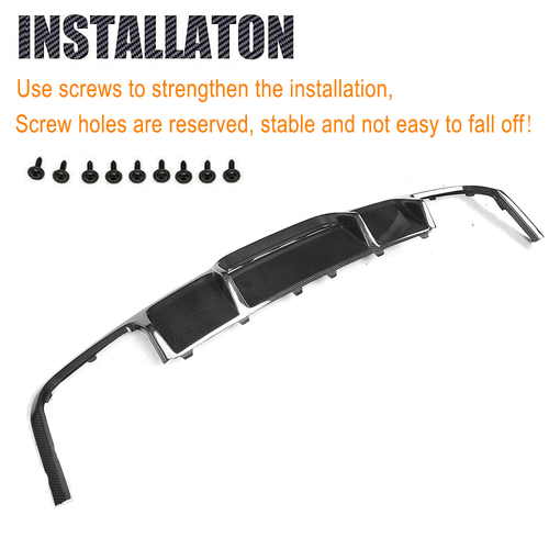Carbon Diffusor Heckdiffusor für Mercedes CLS W218 C218 CLS63 Spoiler Heckansatz - Bild 11 von 13