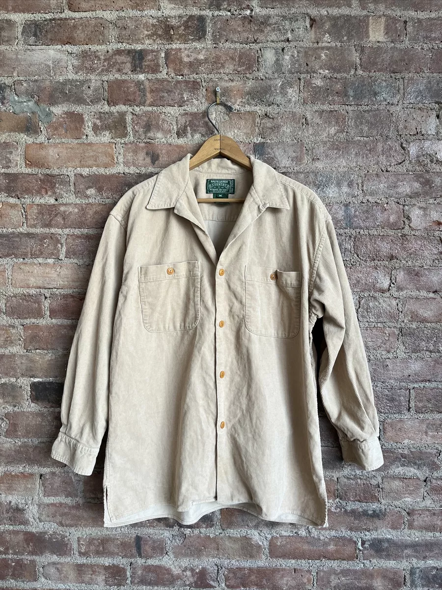 Vintage ralph lauren store corduroy shirt