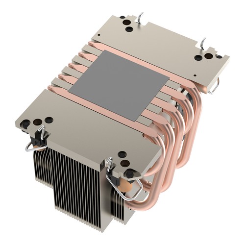 CPU COOLER Heat SinkFAN LGA4677 2U 240W For GIGABYTE Supermicro X13SEI-F INTEL - Picture 3 of 4