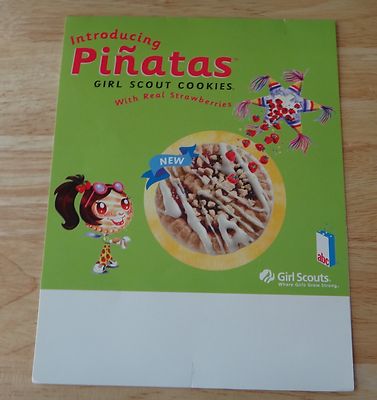 Girl Scouts 2003 ''Expect Great Things'' New Pinatas Cookie Pop up Advertisement 