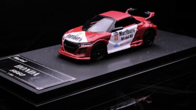 Mortal 1/64 S660 Mugen Convertible Diecast Toys Car Models Gift Collection
