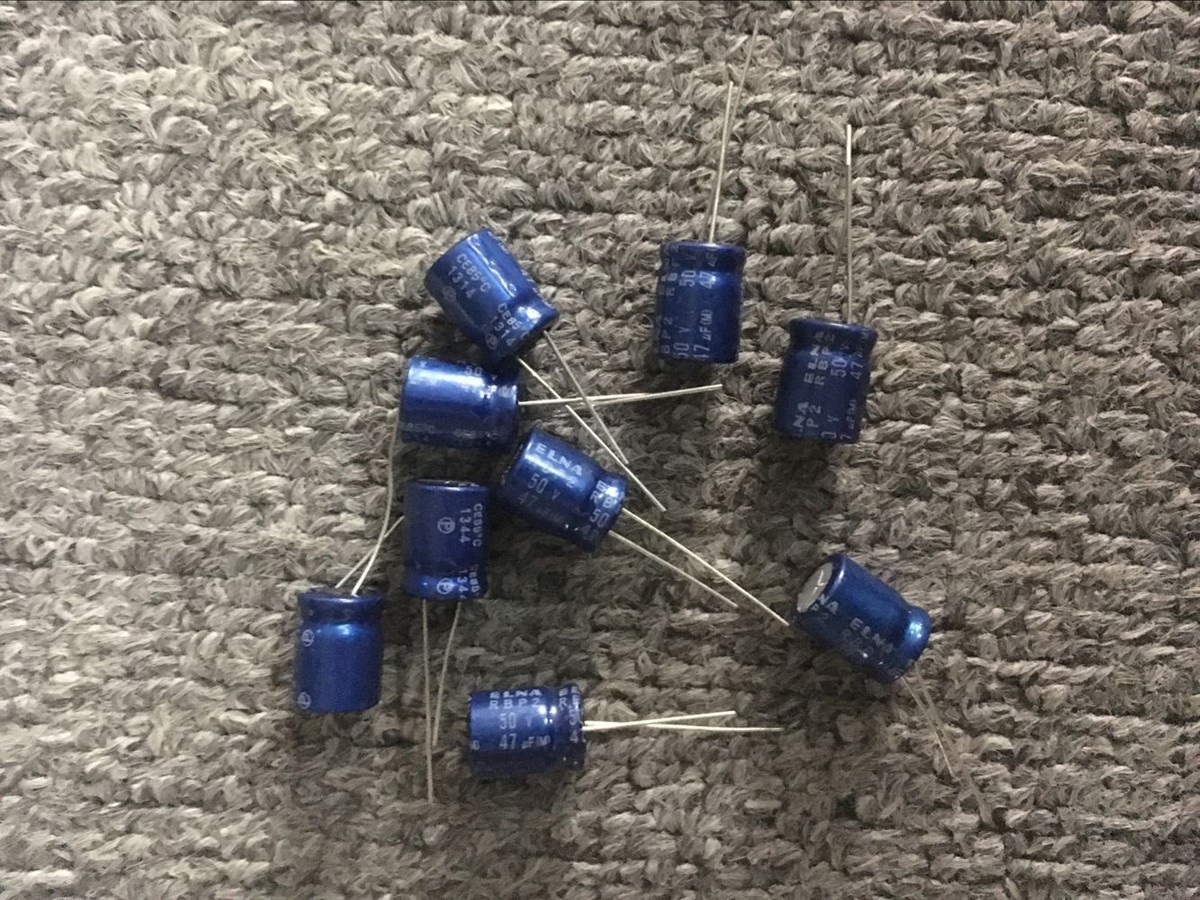 20PCS/100PCS ELNA RBP2 (R2B) Series 47uF 50V 50V47UF Non-Polar