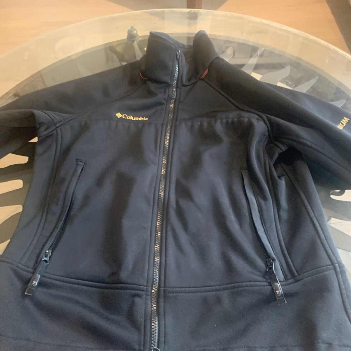 Columbia Titanium Interchange Size M Womens Black Full Zip