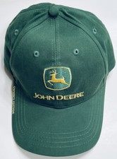 John Deere Logo Baseball Cap Owners Edition GREEN Adjustable Cary Francis Group