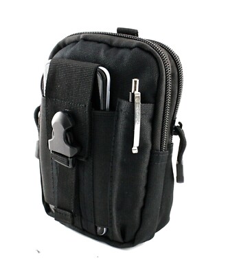 Gürteltasche schwarz wasserdichte Handytasche Molle Bauchtasche Hüft Tasche Case