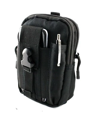 Gürteltasche schwarz wasserdichte Handytasche Molle Bauchtasche Hüft Tasche Case
