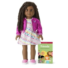 American Girl 18" Truly Me #67 Doll Deep Skin Black-Brown Hair Brown Eyes New